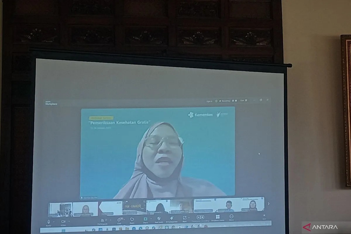 Perwakilan Tim Kerja Paru, Otak, dan Kardiovaskular Direktorat Jenderal (Ditjen) Pencegahan dan Pengendalian Penyakit Tidak Menular (PTM) Kemenkes Hanifah Rogayah.