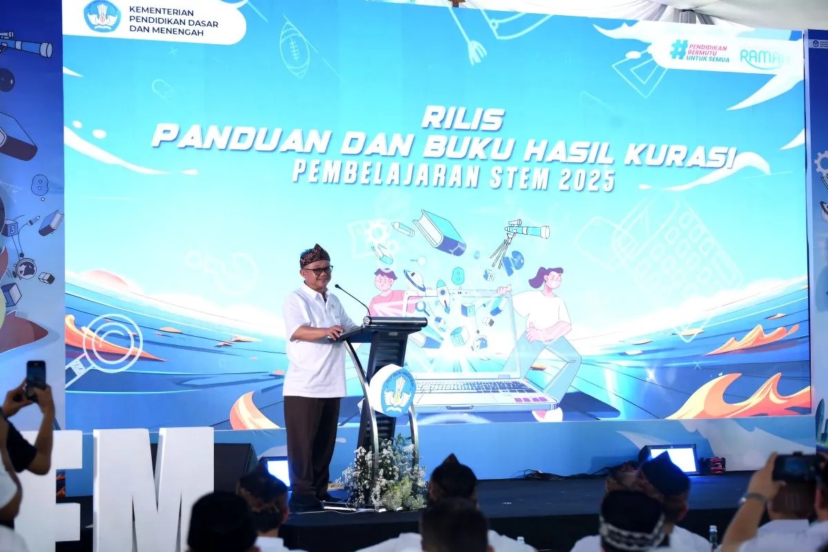 Kementerian Pendidikan Dasar dan Menengah (Kemendikdasmen) di Kota Bandung, Provinsi Jawa Barat pada Selasa (23/9).