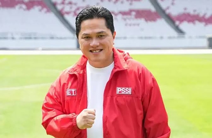 Erick Thohir Menteri Pemuda dan Olahraga serta ketua PSSI