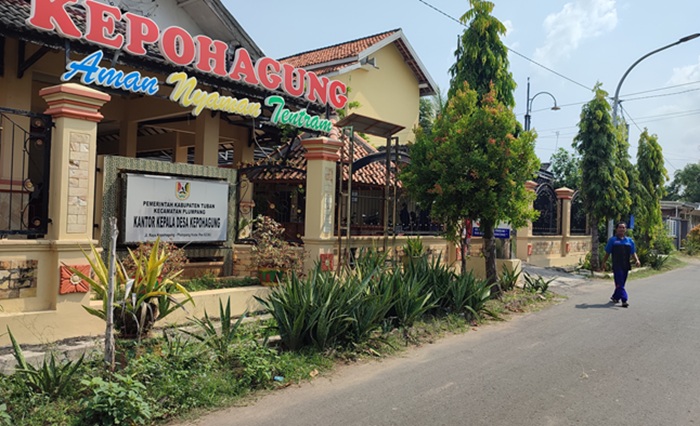 Kondisi Kantor Balai Desa Kepohagung, Kecamatan Plumpang di tengah polemik dengan Kades Dono Samuri.