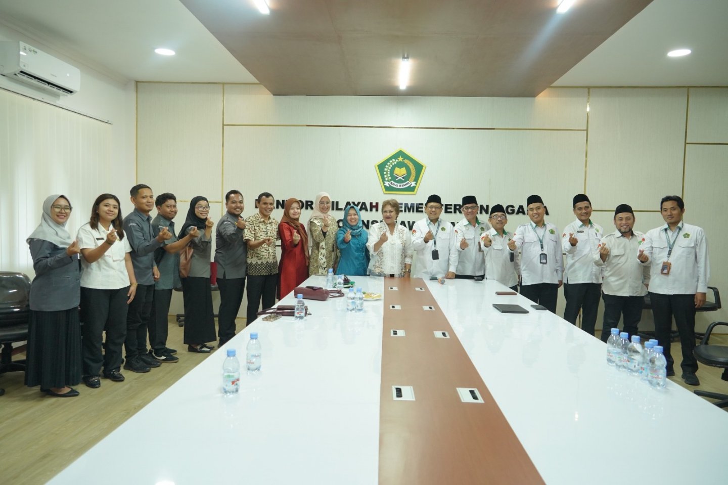 Pertemuan Bawaslu&ndash;Kemenag Jatim untuk Optimalisasi Pengawasan dan Literasi Politik.