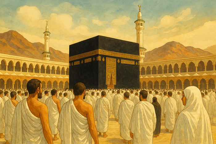 Ilustrasi ibadah haji