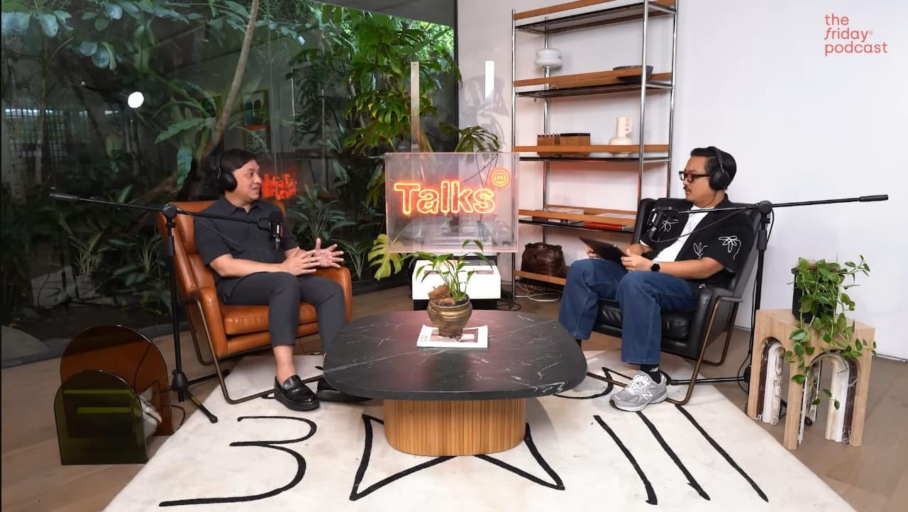 perbincangan seputar industri kreatif dan perkembangan teknologi bersama Yovie Widianto.