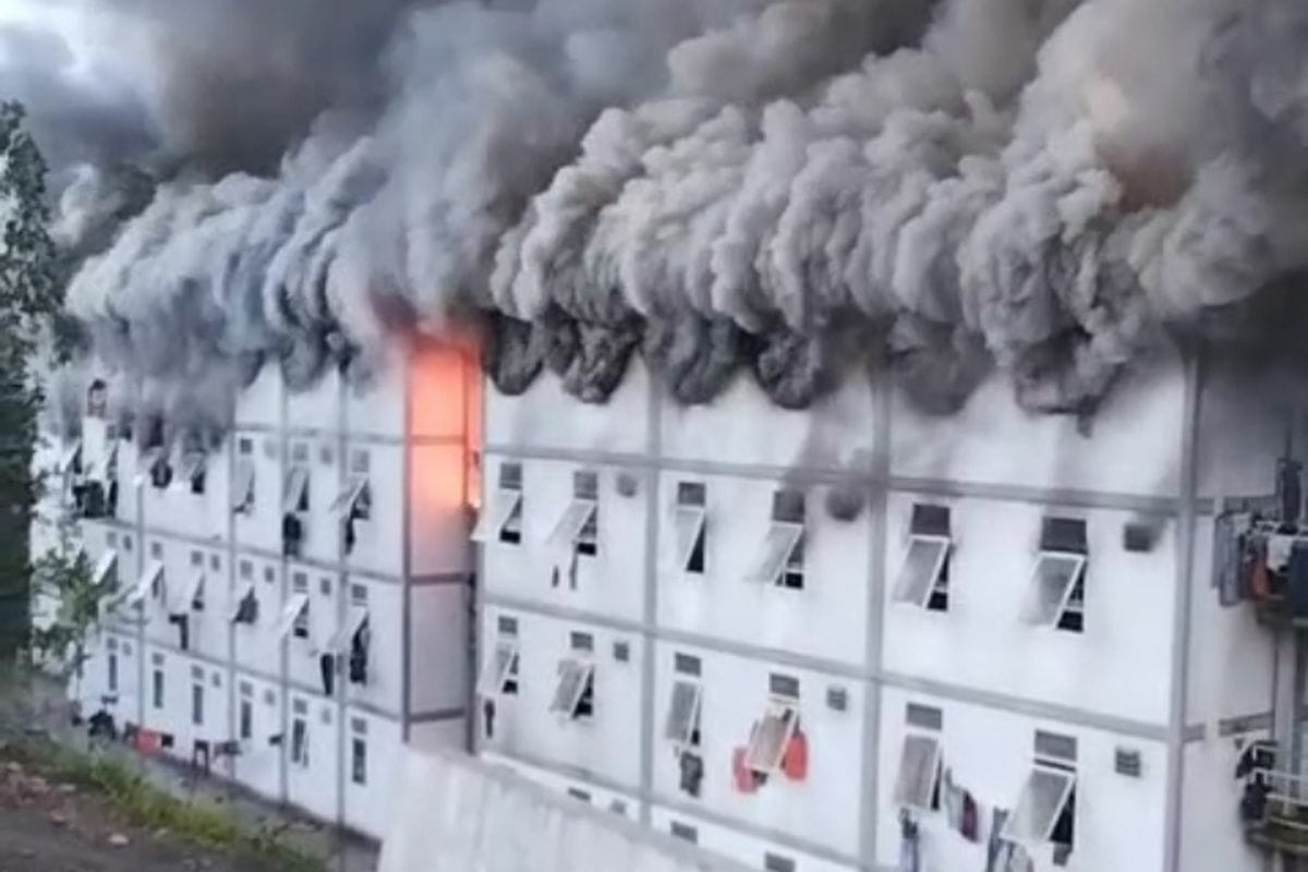 Hunian pekerja di IKN terbakar, ini penyebabnya