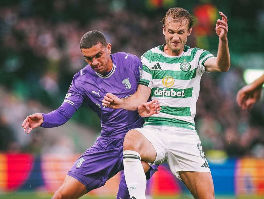 Pertandingan sengit Celtic vs Braga di UEFA Europa League.