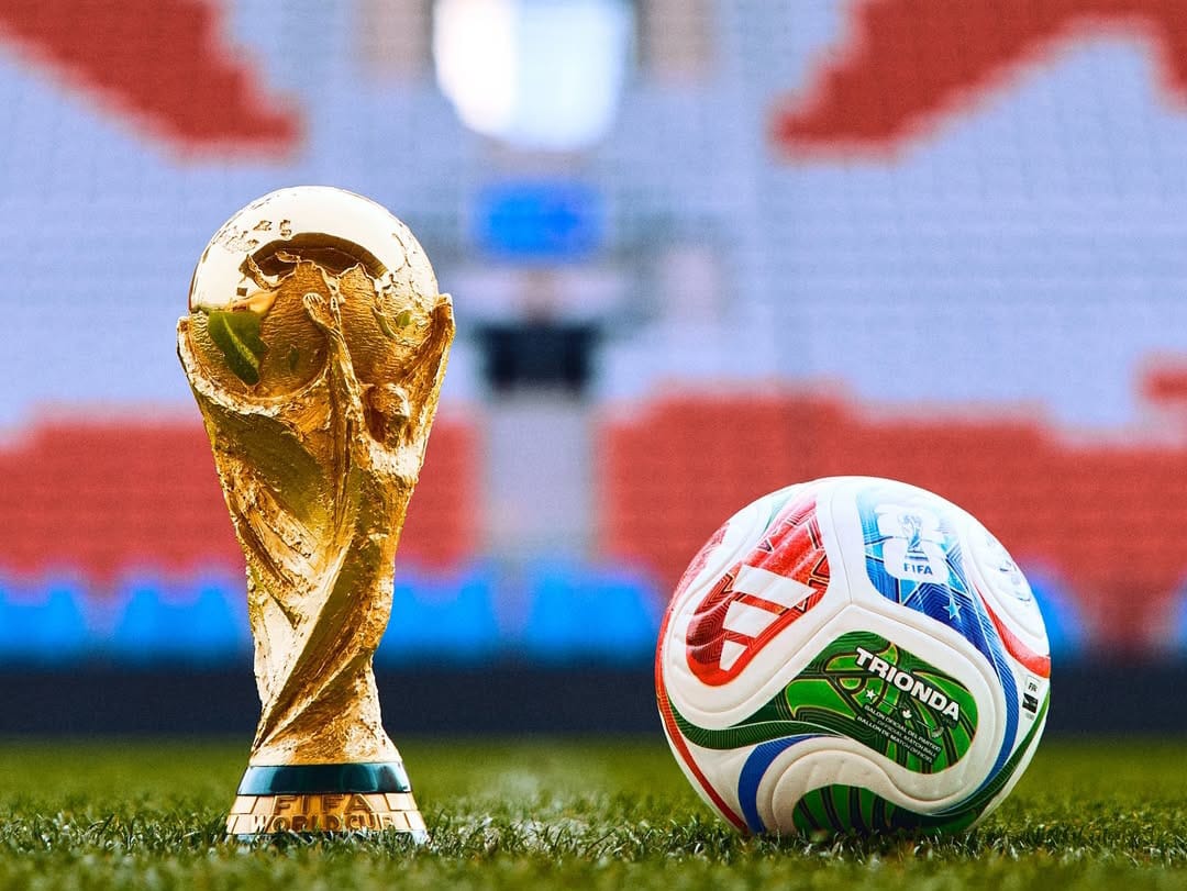 Trionda, Bola resmi piala dunia 2026 yang menggunakan Chip dengan kombinasi teknologi VAR dan AI.
