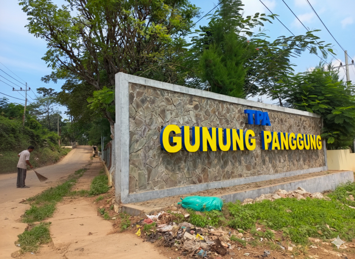 TPA GUNUNG PANGGUNG: Satu-satunya tempat pembuangan akhir yang memenuhi standar TPA di Tuban.