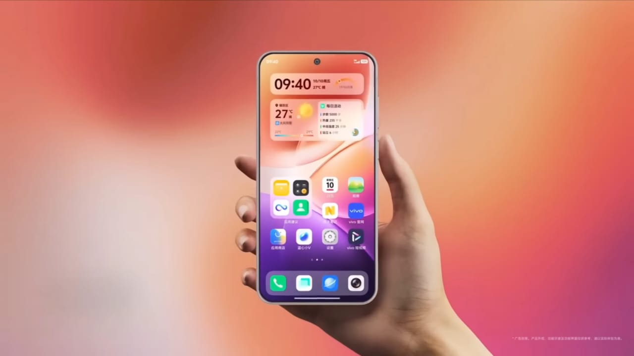 Tampilan OriginOS 6 yang dipamerkan Vivo dalam trailer video.