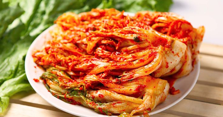Ilustrasi Kimchi Korea.
