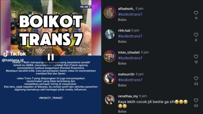 Tagar #BoikotTrans7 Menggema! Tayangan XPOSE Dinilai Lecehkan Dunia Pesantren dan Para Kiai