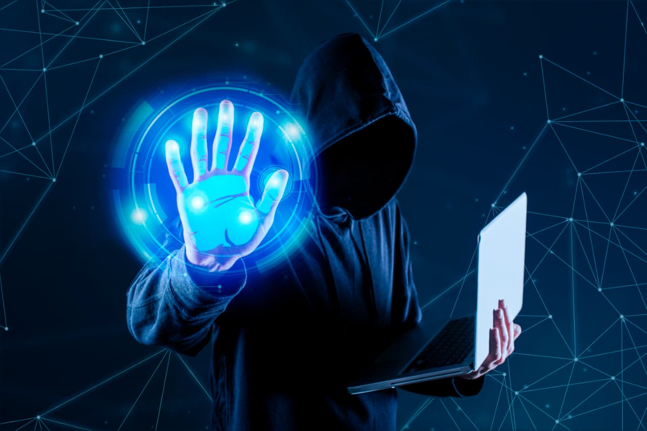 Ilustrasi detektif digital.
