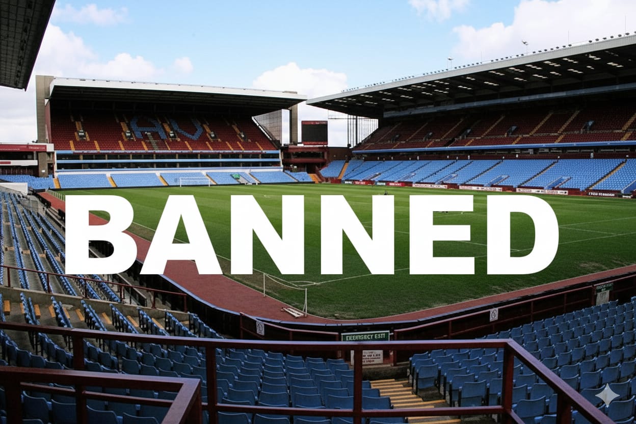 Ilustrasi stadion villa park yang tak boleh dihadiri suporter Maccabi Tel Aviv