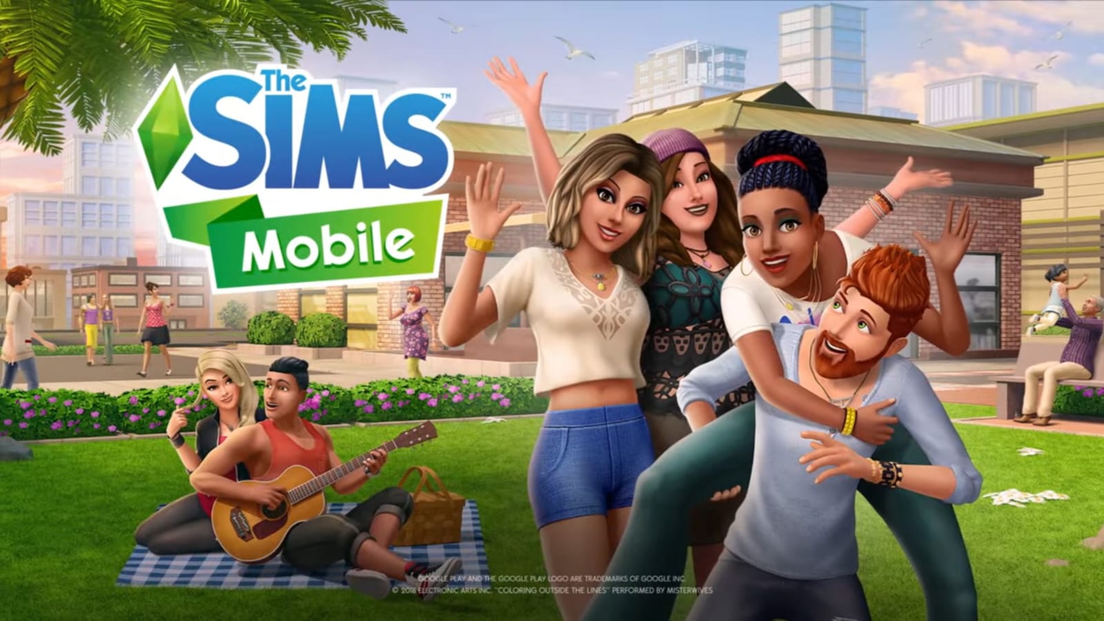 Poster peluncuran The Sims Mobile