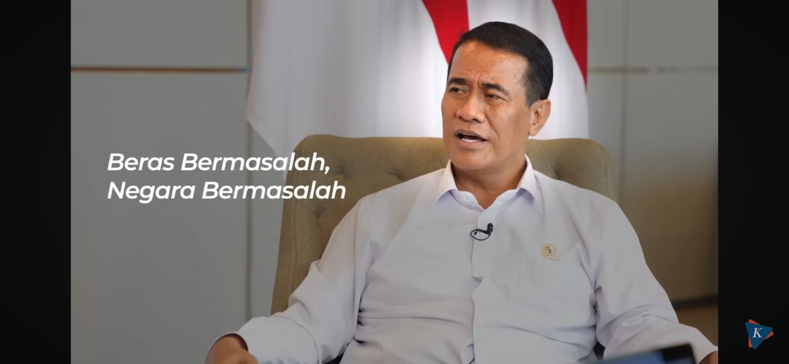 Menteri Pertanian Amran Sulaiman memberikan penjelasan soal ketahanan pangan nasional.