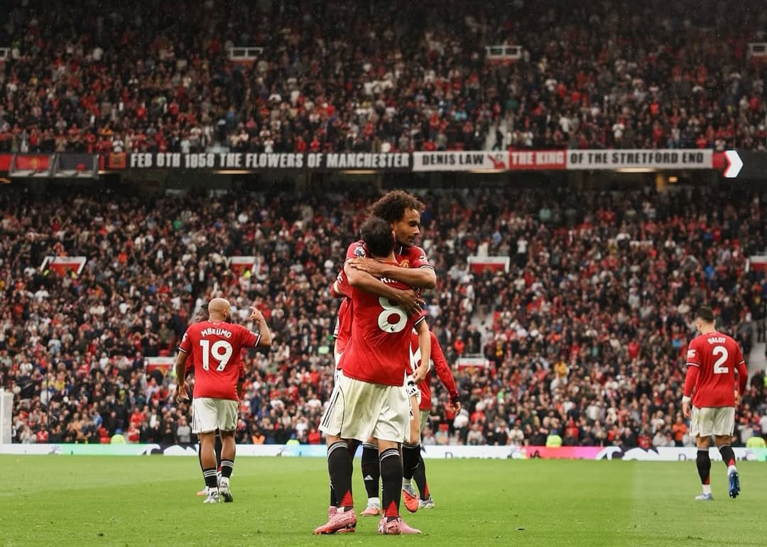 Pemain muda Manchester United, Joshua Zirkzee saat mendapatkan menit bermain.