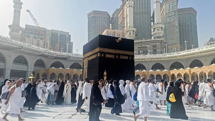 Ilustrasi umrah.