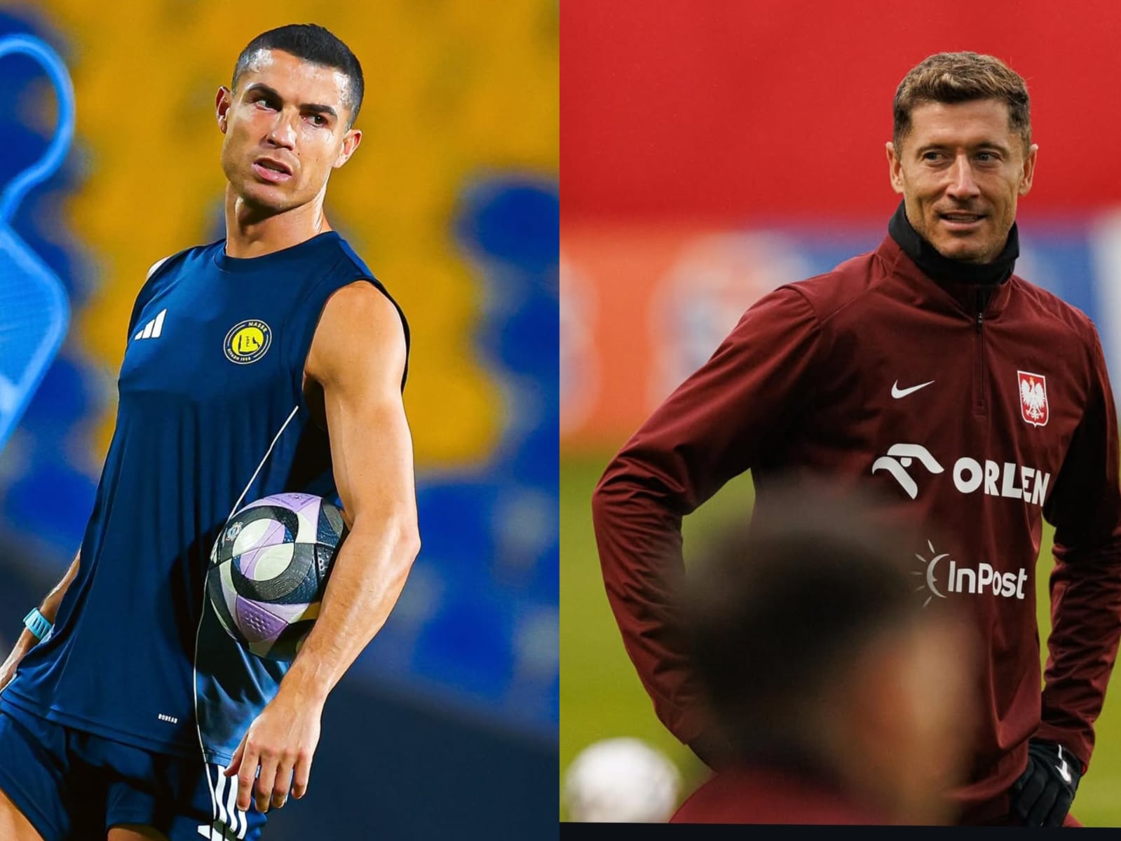 Cristiano Ronaldo dan Robert Lewandowski.