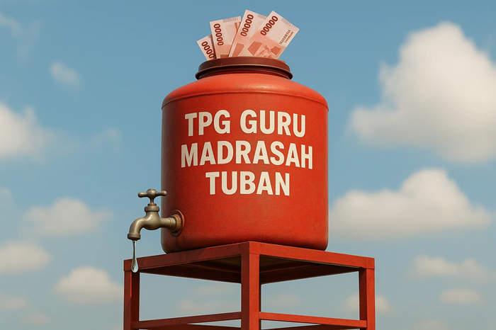 Ilustrasi TPG guru madrasah Tuban tahun 2018&ndash;2019 belum juga cair.