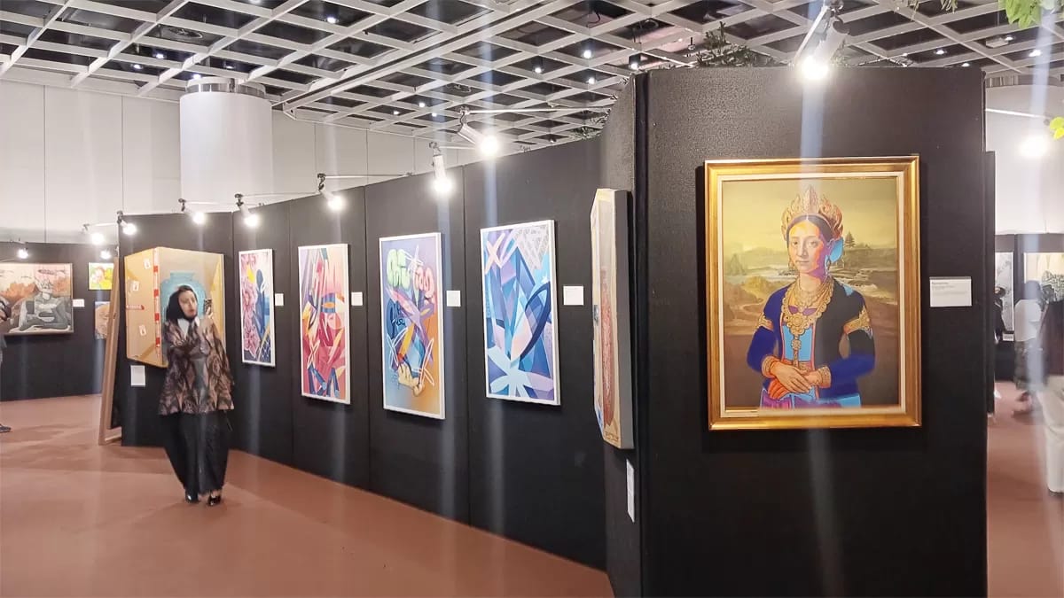 Pameran Warisan Jiwa berlangsung Sabtu (25/10) di Ciputra Artpreneur, Jakarta.