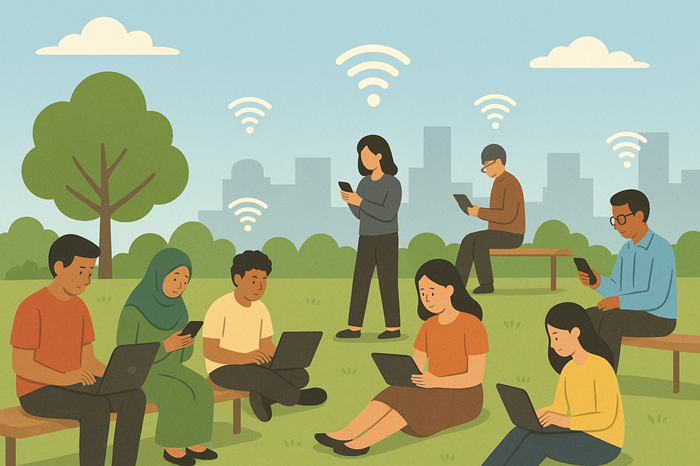 Kementerian Komunikasi dan Digital merancang konektivitas nasional dengan internet cepat 1 Gbps di seluruh provinsi.