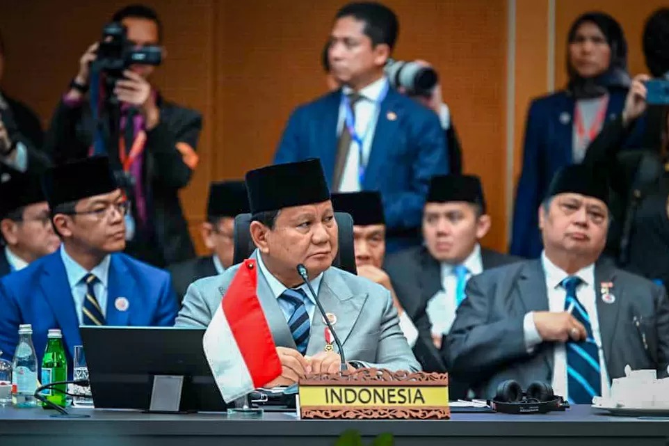 Presiden Prabowo Subianto di KTT ASEAN.