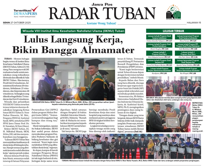 Dokumentasi Wisuda IIKNU 2025.