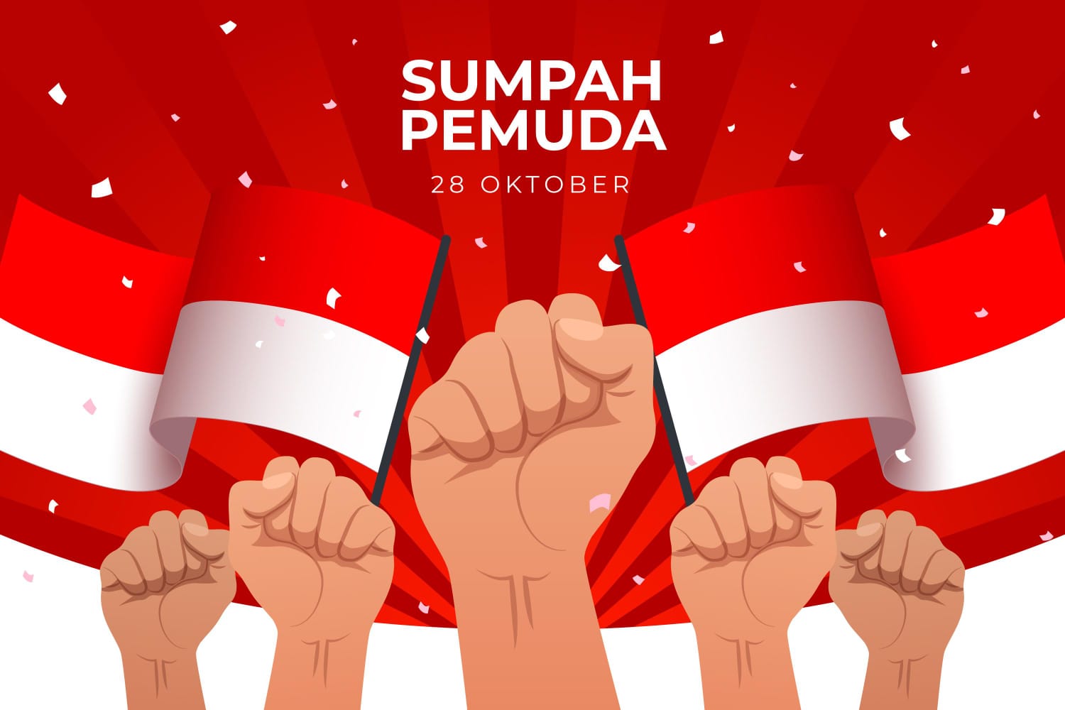 Ilustrasi perayaan sumpah pemuda