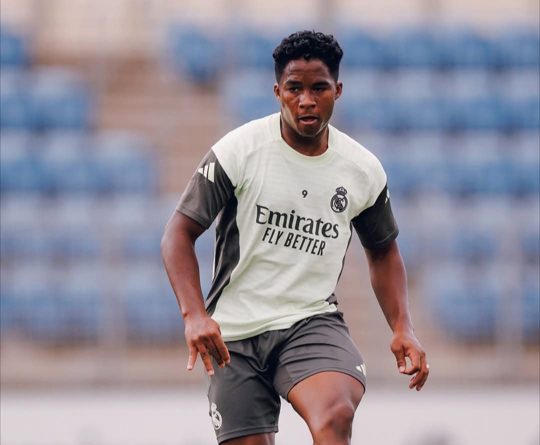 Striker Real Madrid, Endrick, kini dilirik klub asal Prancis, Lyon.