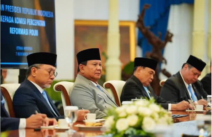 prabowo tegaskan reformasi polri menjadi pondasi keberhasilan suatu negara