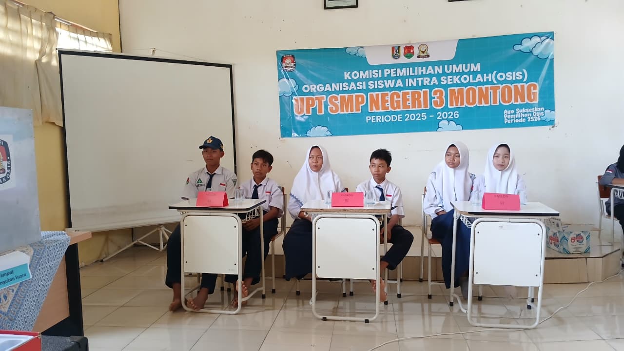 Pemilihan OSIS daring pertama di SMPN 3 Montong berjalan adil dan realtime, menjadi momentum penting dalam transformasi digital sekolah.