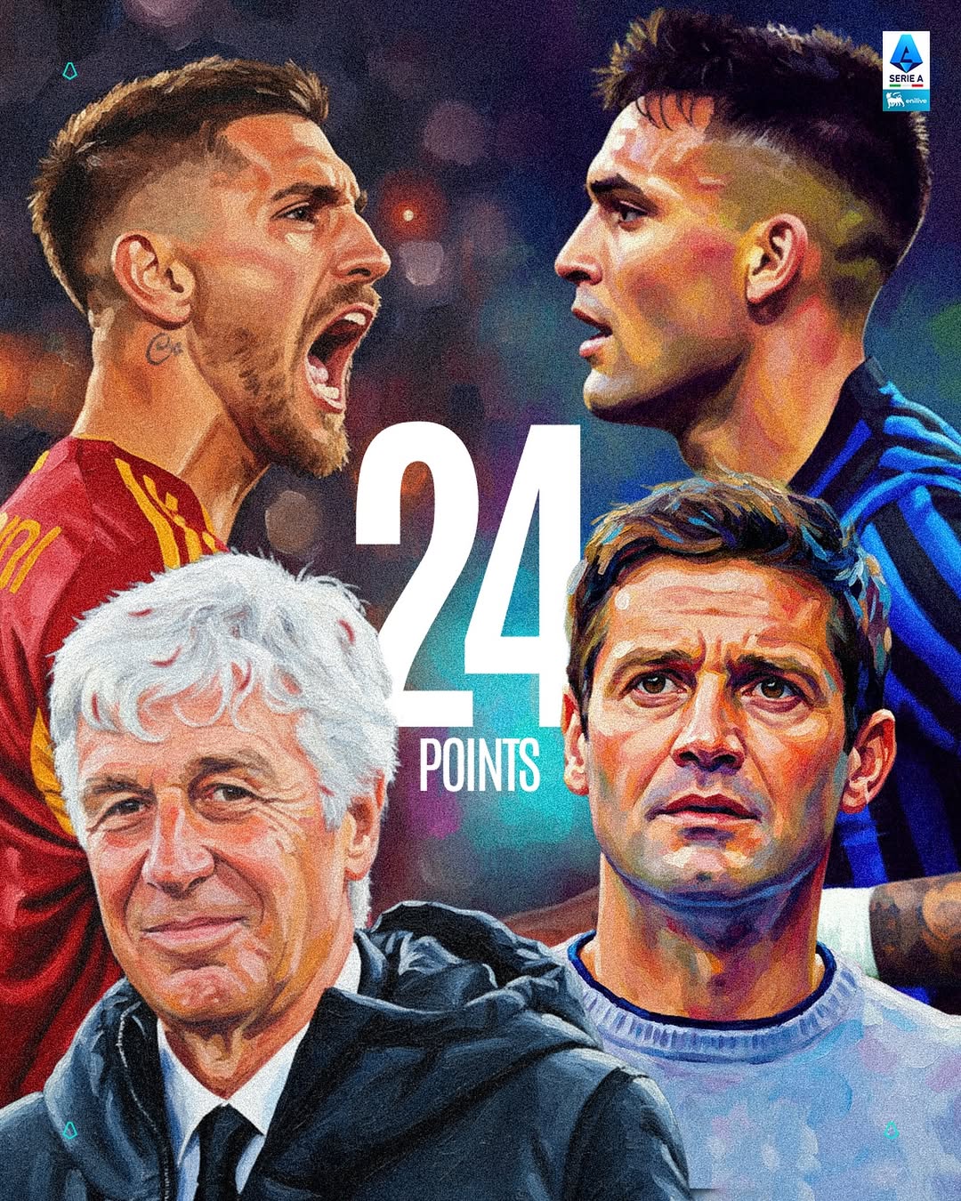 Pekan ke-11 Serie A menyajikan kontras Inter dan Roma dominan, sedangkan Milan, Napoli, dan Juventus gagal tampil stabil