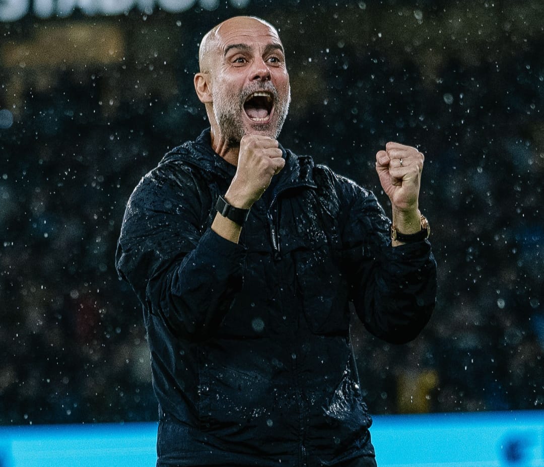 Pelatih Manchester City, Pep Guardiola.