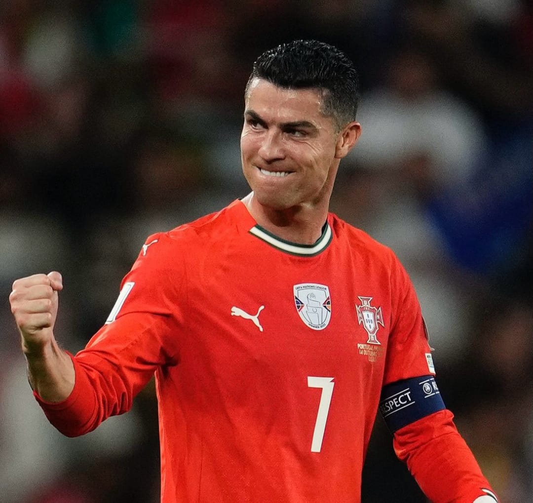 Cristiano Ronaldo saat membela Timnas Portugal.