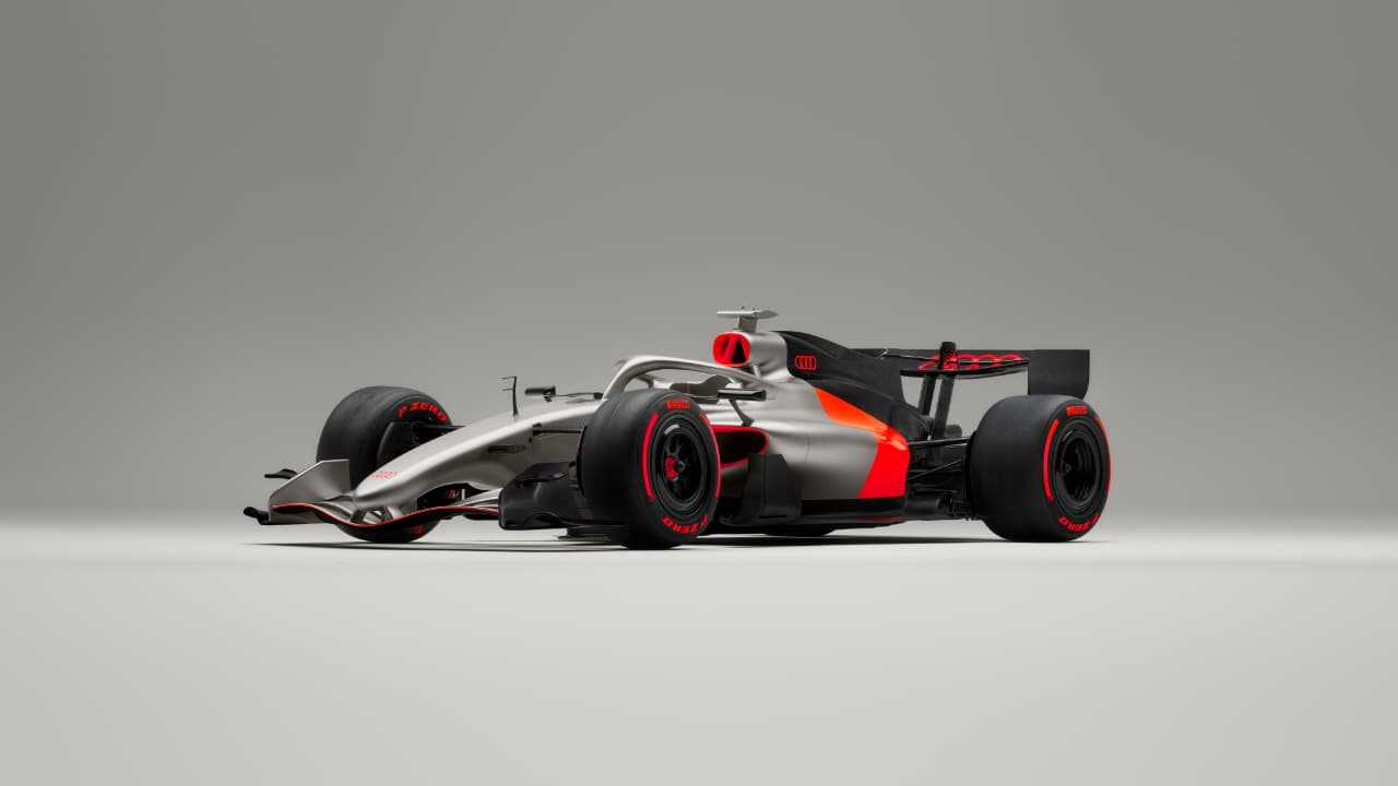 Audi luncurkan mobil konsep yang akan dipakai di F1 musim depan.