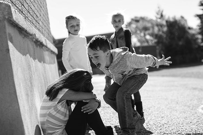 Ilustrasi bullying anak.