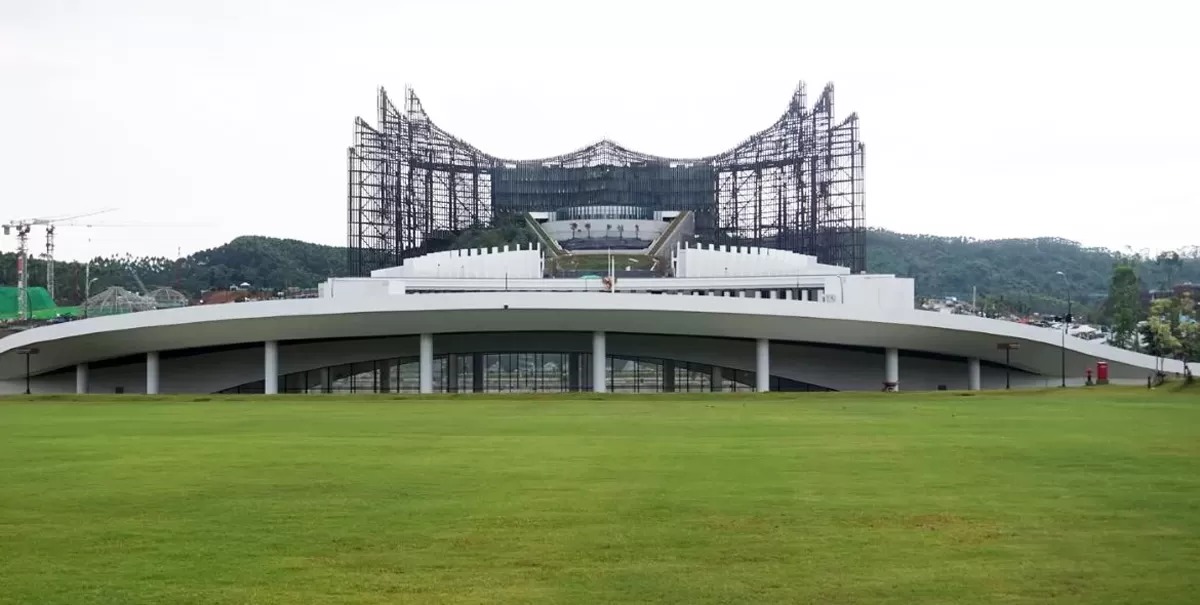 Istana negara Ibu Kota Nusantara (IKN).