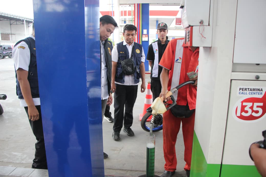 Satreskrim Polres Tuban menegaskan tidak ditemukan kecurangan takaran BBM dan kandungan tertentu di SPBU.
