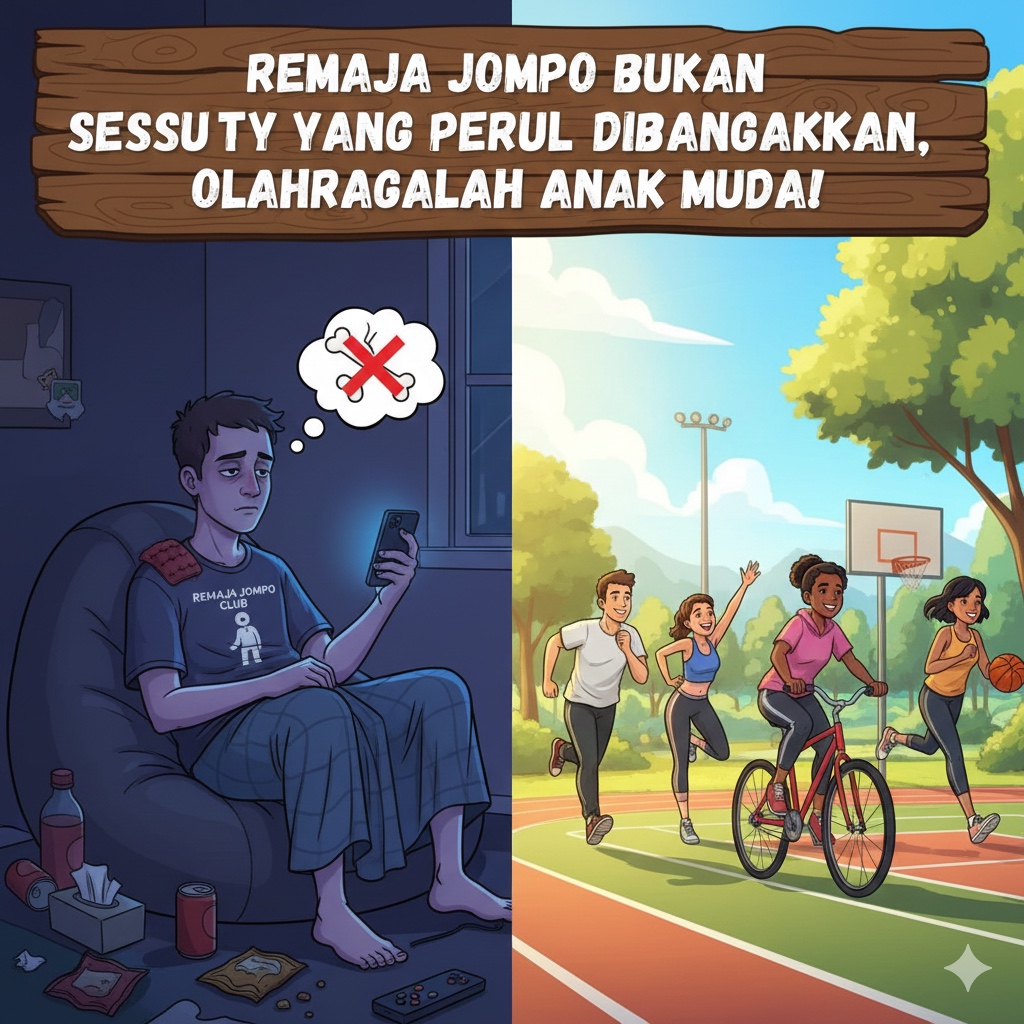Remaja jompo, gaya hidup sehat remaja.
