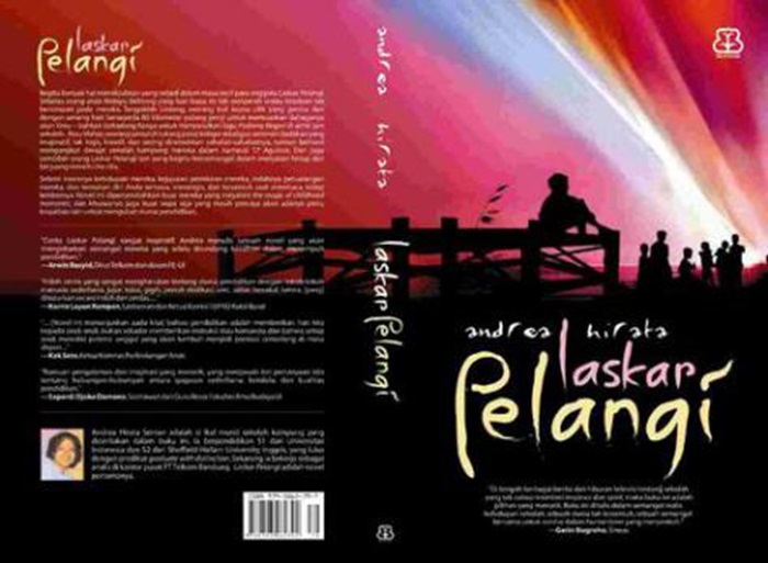 Laskar Pelangi karya Andrea Hirata berdiri paling banyak dibaca di Goodreads