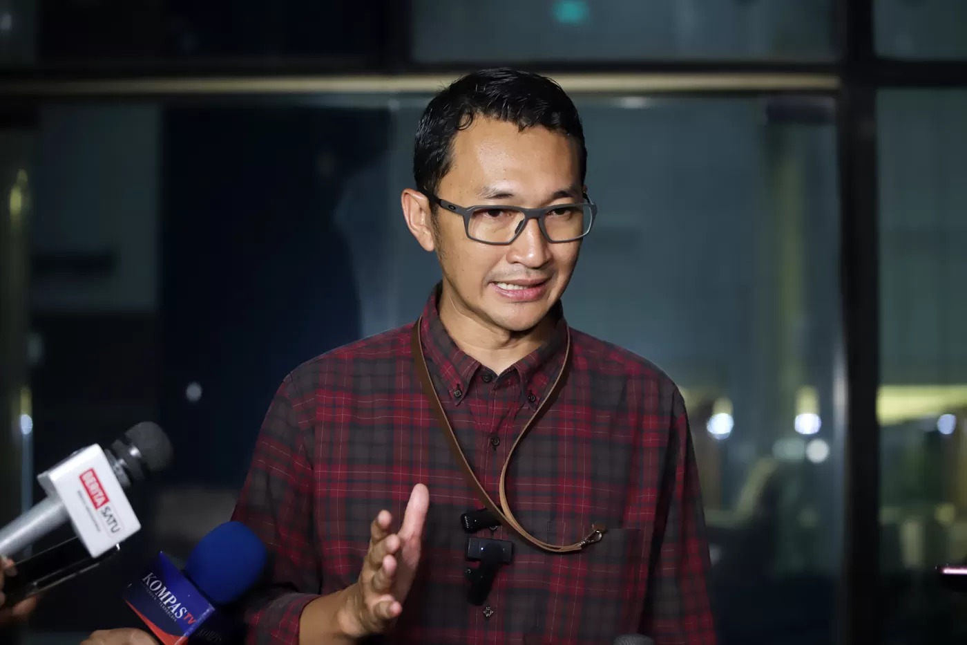 Juru bicara KPK Budi Prasetyo memberi keterangan pers terkait Rehabilitasi Eks Dirut ASDP