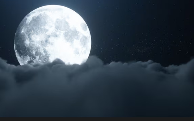 Ilustrasi cold moon, fenomena langit yang terjadi pada (4/12).