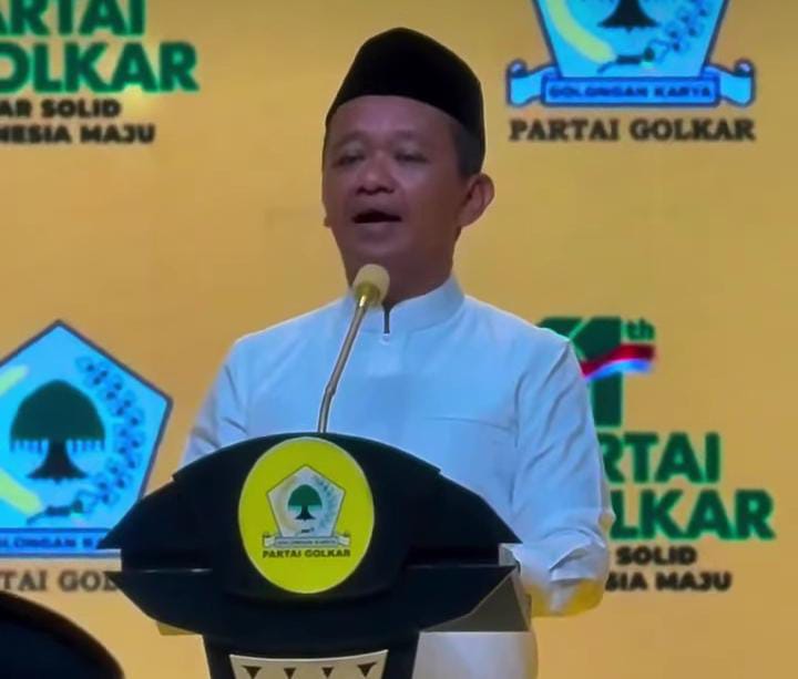 Menteri ESDM, Bahlil Lahadalia ungkap pernah busung lapar di HUT Golkar