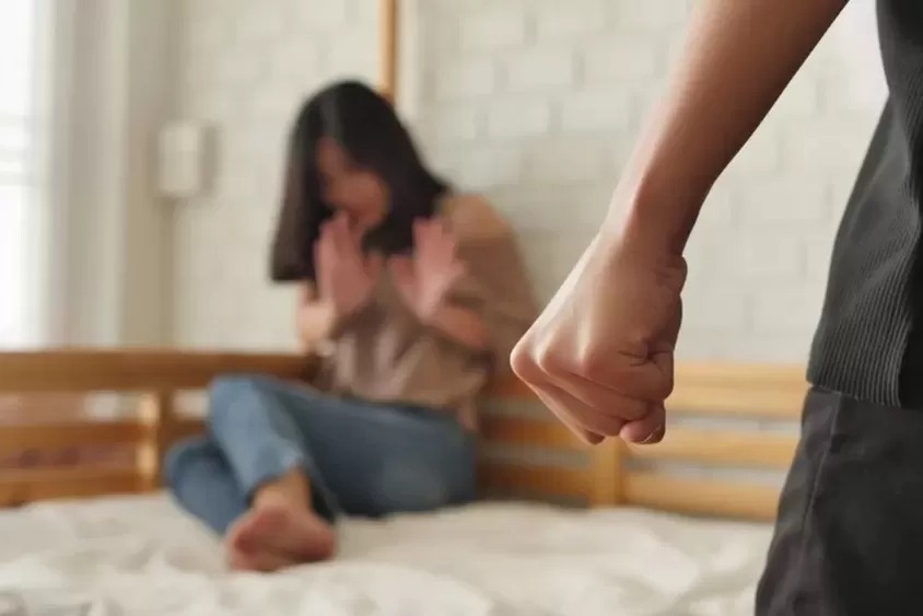 Ilustrasi kekerasan terhadap perempuan.