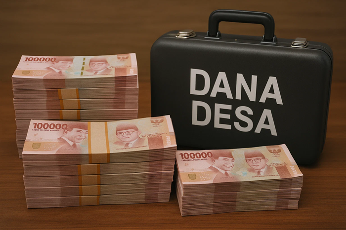 Ilustrasi dana desa ratusan juta rupiah.
