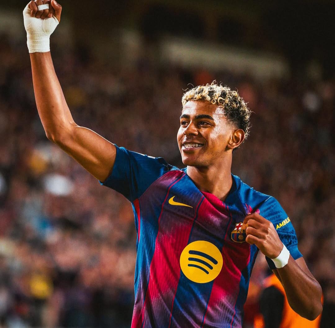 Pemain muda Barcelona, Lamine Yamal, baru saja memecahkan rekor di liga Champions