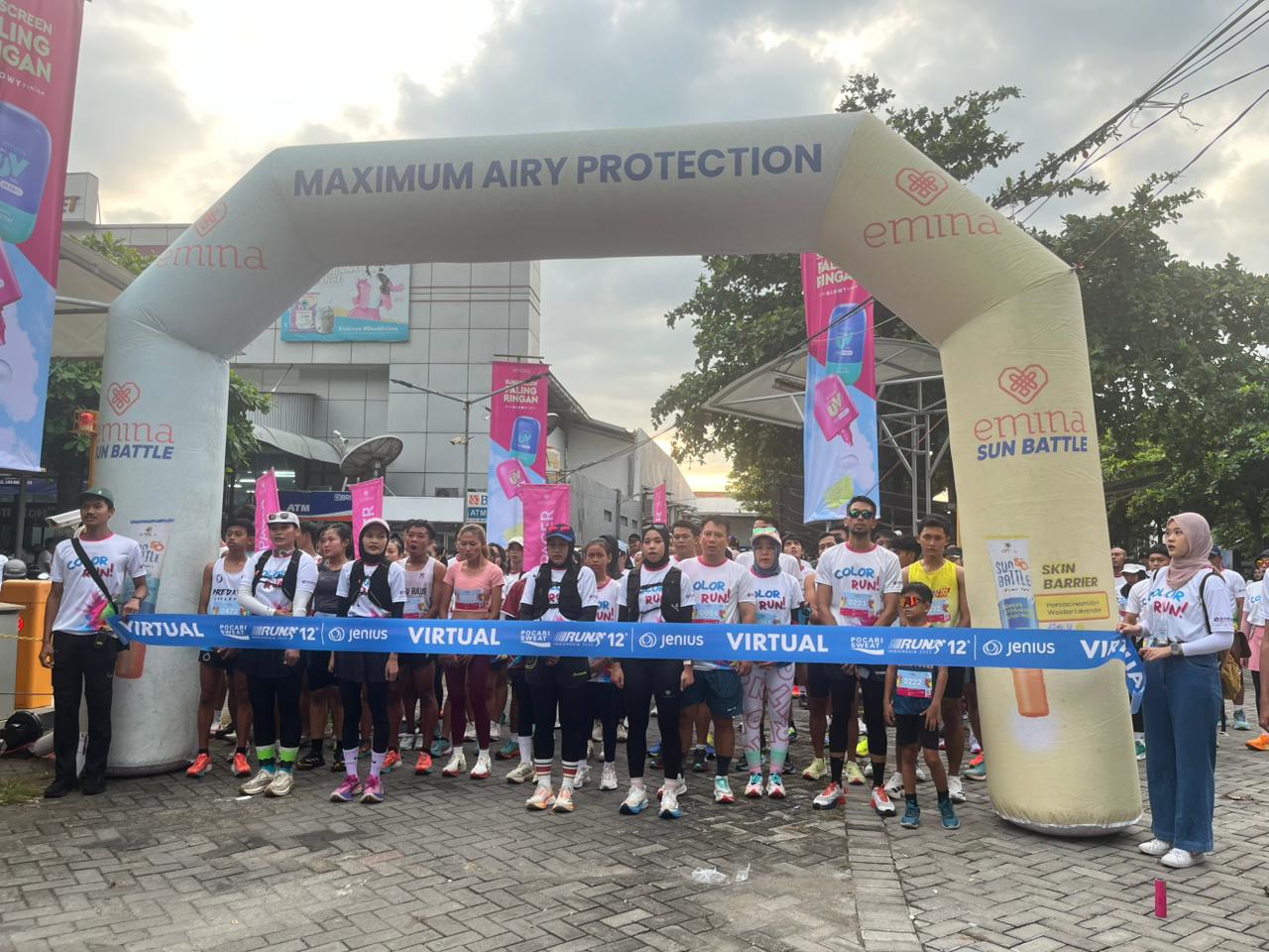 Event Color Run 5K Samudra Supermarket&nbsp;dimeriahkan lebih dari 600 pelari dengan penuh kebahagiaan.