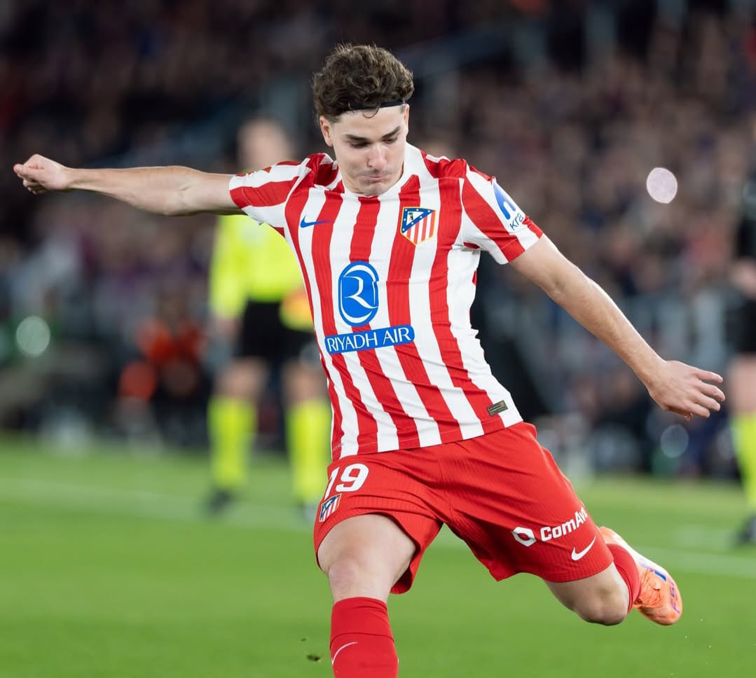 Pemain Atletico Madrid, Julian Alvarez.