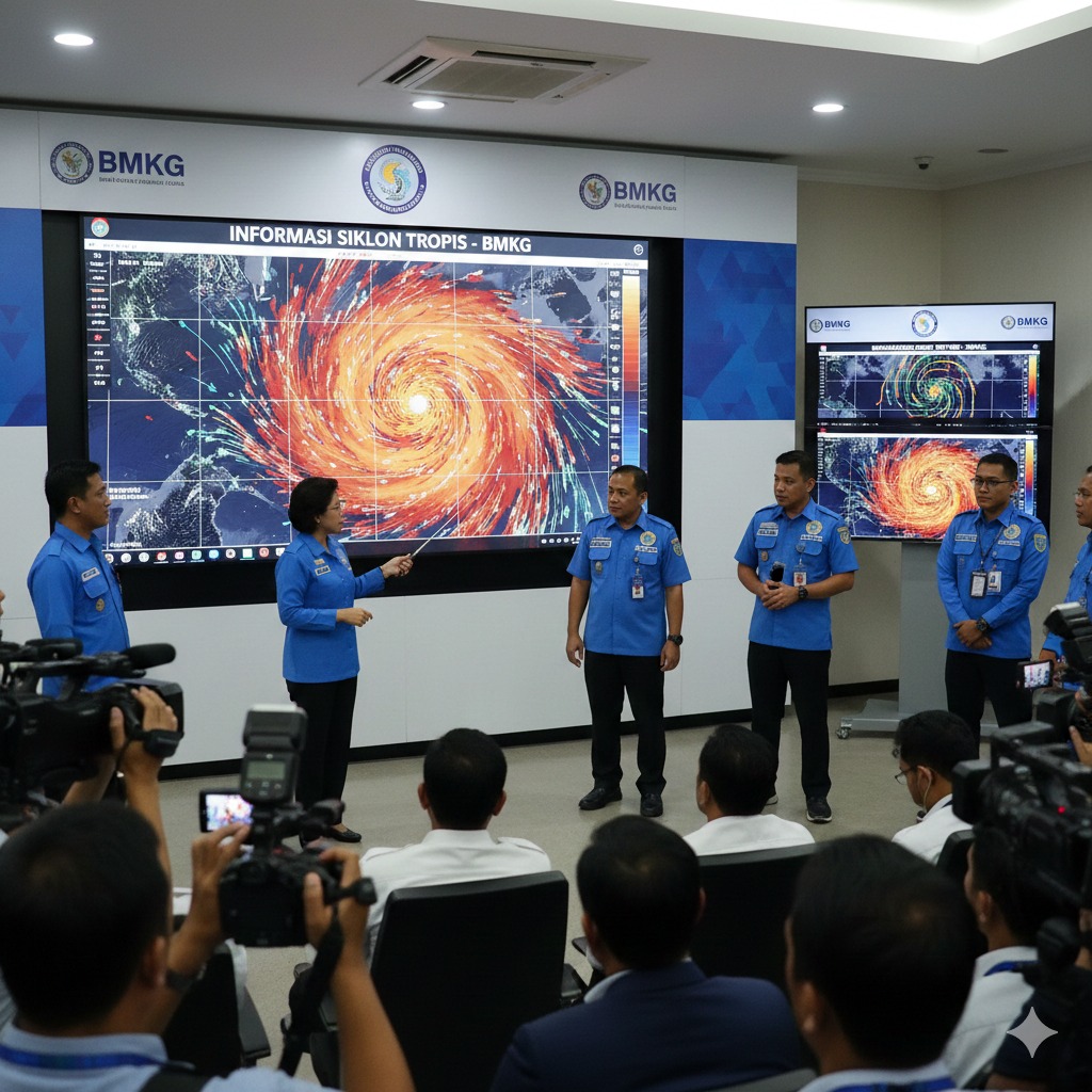 Penjelasan BMKG tentang Siklon tropis di Indonesia.