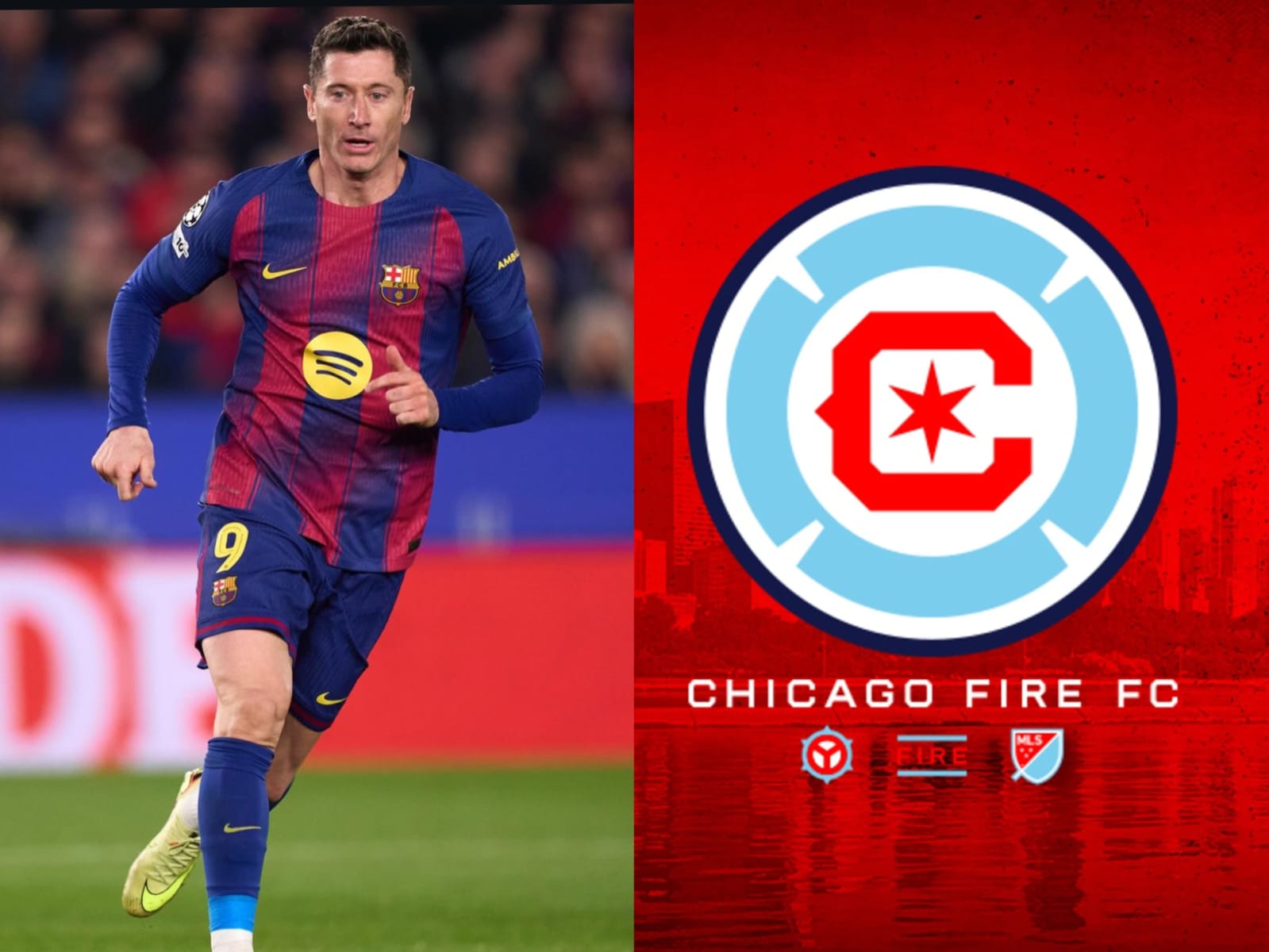 Robert Lewandowski disinyalir kuat telah melakukan pembicaraan dengan klun MLS, Chicago Fire