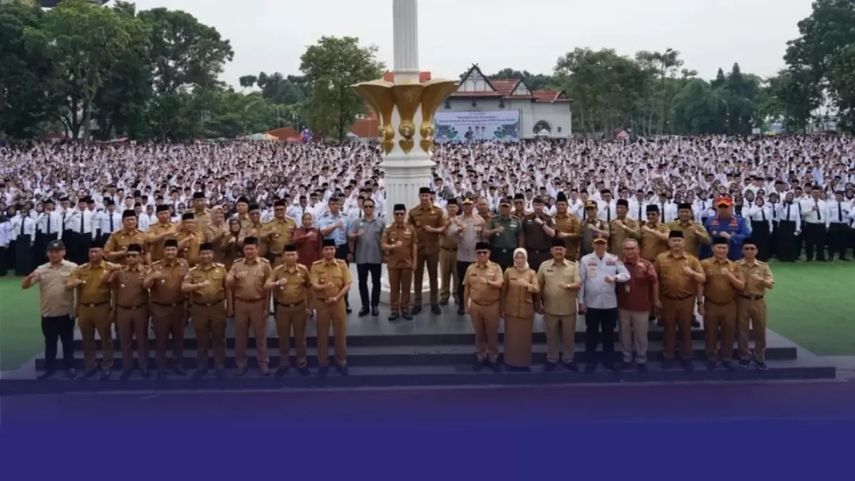 Pelantikan 7.550 PPPK Paruh Waktu Kabupaten Bandung.
